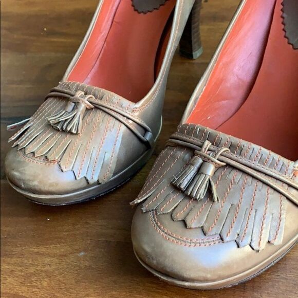 𝅺CHARLES by Charles David Tassel Fringe Heels Shoes - Picture 4 of 8